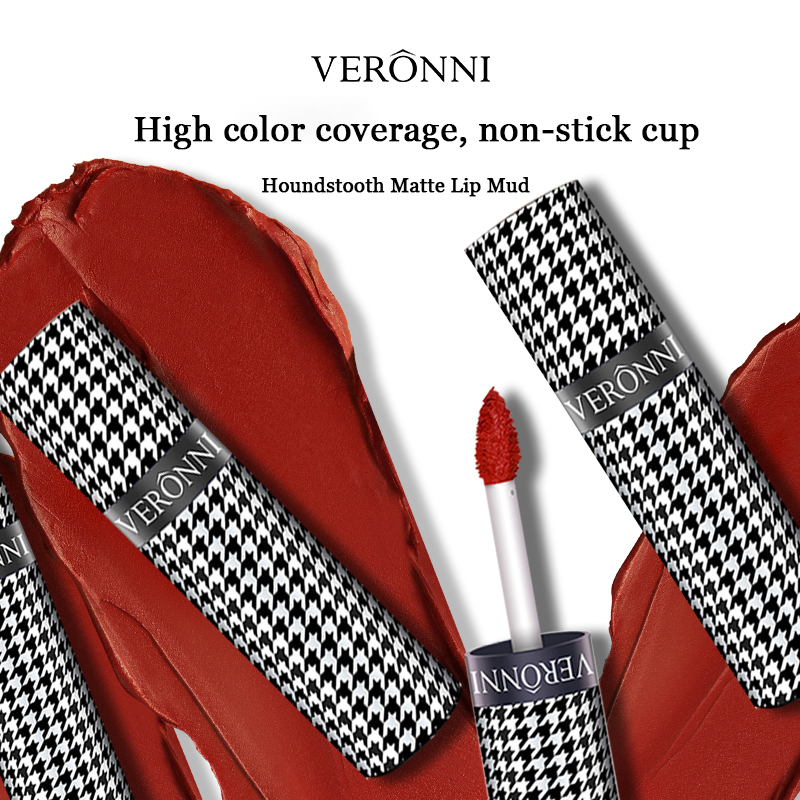 Lip Tint Korean - Lip Gloss Matte Velvet, Lipstik Lumpur,