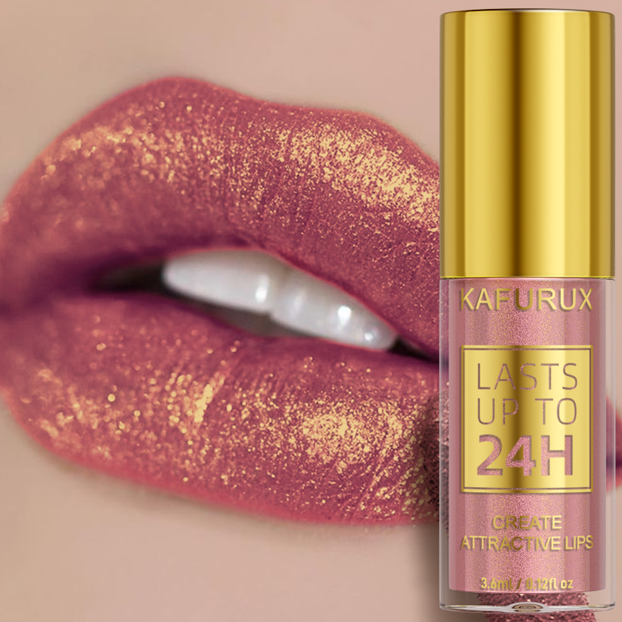 1 Buah Lip Glaze Metalik Berki - Lip Tint Korean ulasan dan harga