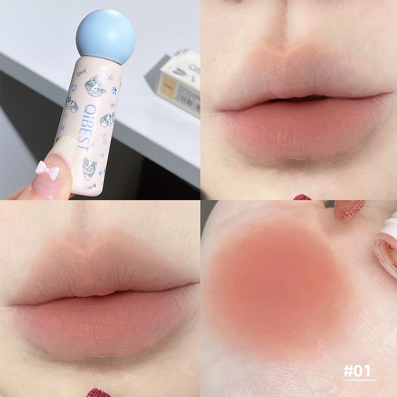 QIBEST Lipstik Cair Anti Lengk - Lip Tint Korean ulasan dan harga